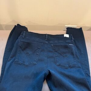 Hudson Jeans Black Skinny Raw Hem Size 29